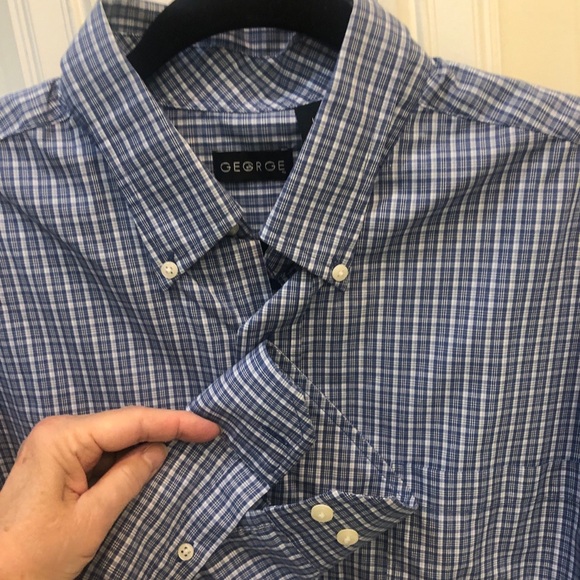 New George’s men’s large shirt, cotton polyblend beautiful fabric. Bundle items - Picture 7 of 9